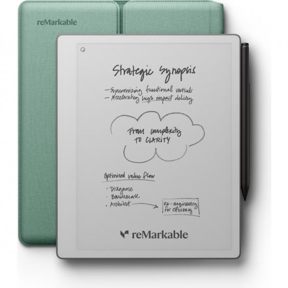 Графический планшет reMarkable Paper Pure+Marker Plus+Sleeve Folio, Mist Green в Ставрополе