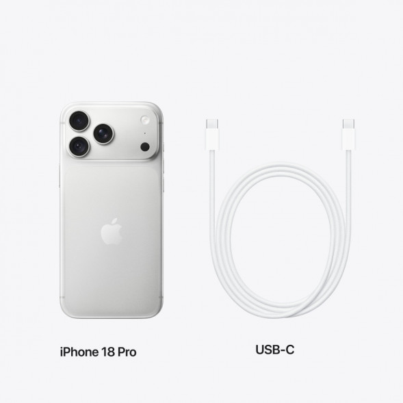 Смартфон Apple iPhone 18 Pro 256GB (eSIM), Silver в Ставрополе