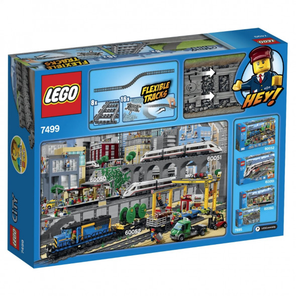 Конструктор LEGO City Trains 7499 Гибкие пути в Ставрополе