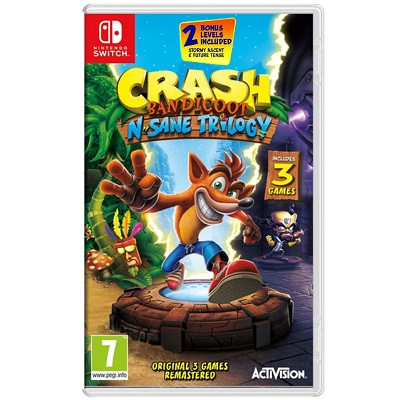 Игра Crash Bandicoot N-Sane Trilogy для (Switch, английский язык) в Ставрополе