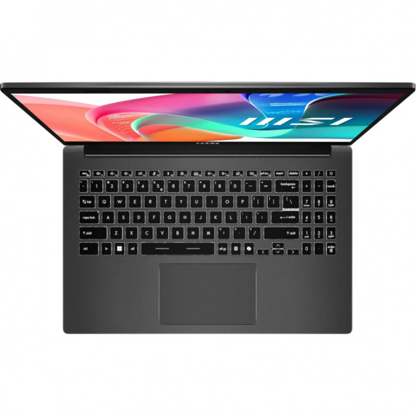 Ноутбук MSI Modern 15 F1MXG-1280RU (15.6&amp;quot;, IPS, Intel Core 7 150U, 10 ядер, 16 ГБ DDR5, SSD 512 ГБ, Intel Iris Xe Graphics, Windows 11), чёрный в Ставрополе