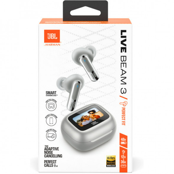 Беспроводные наушники JBL Live Beam 3, Silver в Ставрополе