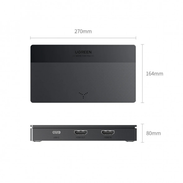 Карта видеозахвата UGREEN CM630 HDMI 4K60Hz в Ставрополе