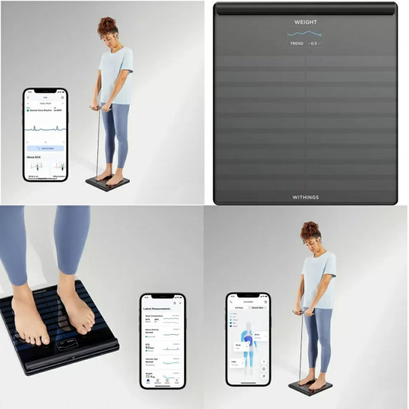 Умные весы Withings Body Scan, Black в Ставрополе