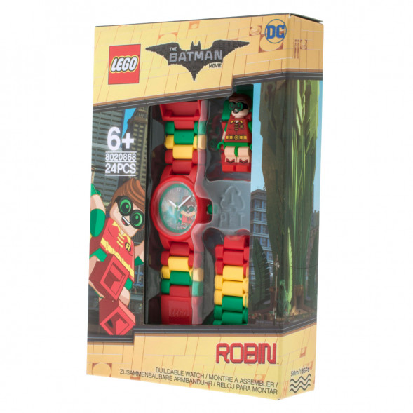 Часы LEGO Super Heroes 8020868 Batman Movie Робин с минифигуркой в Ставрополе