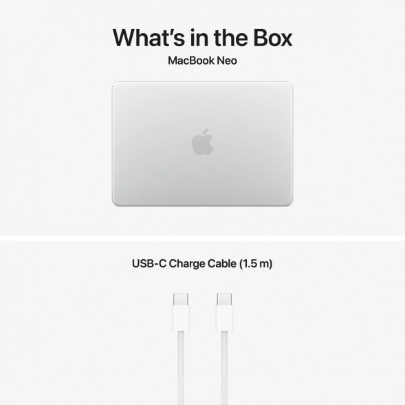 Ноутбук Apple MacBook Neo MHFA4 (A18 Pro 5-Core GPU, 8/256GB), Серебристый/Silver в Ставрополе