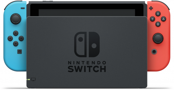 Игровая приставка Nintendo Switch rev.2 32 ГБ, красный/синий в Ставрополе