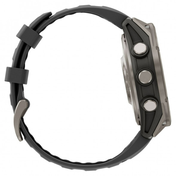 Умные часы Garmin Fenix 8 PRO, 47 мм, AMOLED, Sapphire, Titanium with Graphite/Black Silicone Band 010-03198-10 в Ставрополе