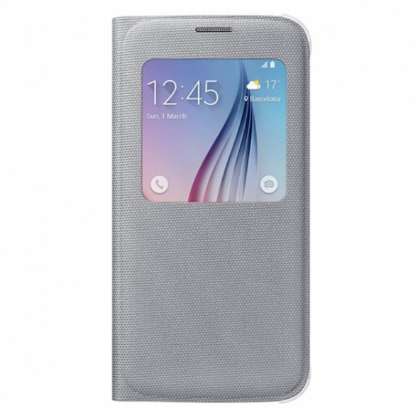 Чехол для Samsung Galaxy S6 S-View Cover (EF-CG920BSE), Silver в Ставрополе