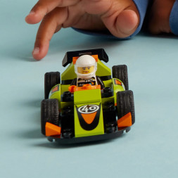 Конструктор LEGO City 60399 Зеленый Гоночный автомобиль