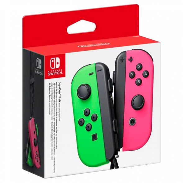 Геймпад Nintendo Switch Joy-Con controllers Duo, зеленый/розовый в Ставрополе