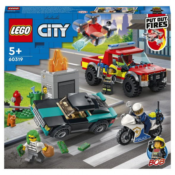 Конструктор LEGO City Fire 60319 Пожарная бригада и полицейская погоня в Ставрополе