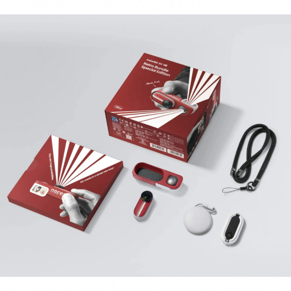 Экшн-камера Insta360 Go 3S Retro Bundle Special Edition 128ГБ, Red в Ставрополе