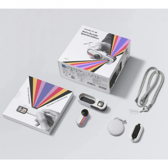 Экшн-камера Insta360 Go 3S Retro Bundle Special Edition 128ГБ, White в Ставрополе