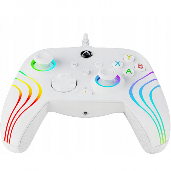 Геймпад проводной PDP для Xbox Afterglow Wave, White в Ставрополе