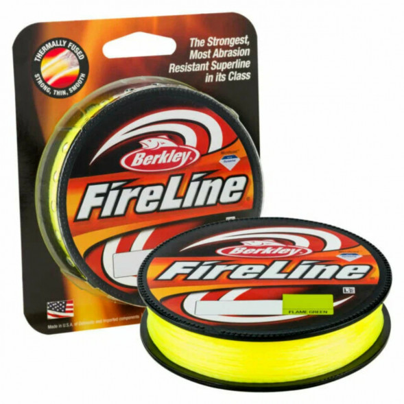 Леска Berkley FireLine 0,32mm 23,5kg 270m, Flame Green (желтый неон) в Ставрополе
