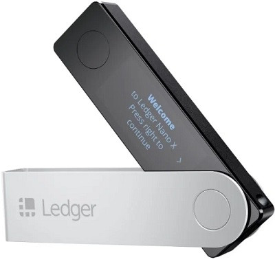Аппаратный криптокошелек Ledger Nano X , черный в Ставрополе