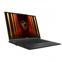 Ноутбук MSI Stealth A16 AI+ A3HWHG-239XRU (16", OLED, AMD Ryzen AI 9 365 2ГГц, 10 ядер, 32ГБ LPDDR5x, 1ТБ SSD, NVIDIA GeForce RTX 5070 Ti, без ОС), черный