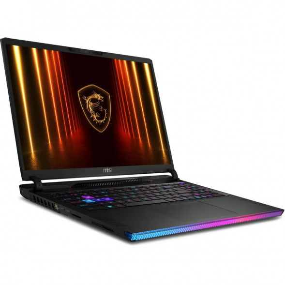 Ноутбук MSI Raider 16 HX AI A2XWHG-814XRU (16&amp;quot;, IPS, Intel Core Ultra 7 255HX 2.4ГГц, 20 ядер, 32ГБ DDR5, 1ТБ SSD, NVIDIA GeForce RTX 5070 Ti 12 ГБ, FreeDOS), черный в Ставрополе