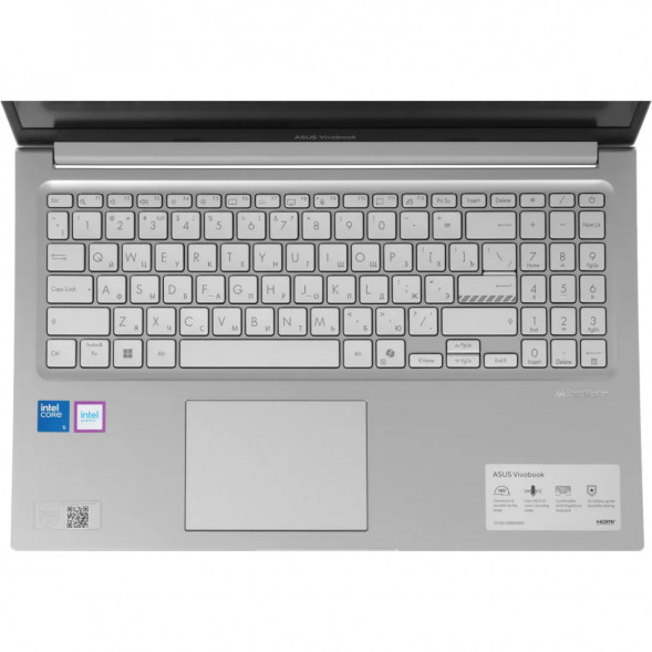 Ноутбук ASUS Vivobook 15 X1504MA-BQ224 (15.6&amp;quot;, IPS, Intel Core 5 320 1.5ГГц, 6 ядер, 8ГБ DDR5, 512ГБ SSD, Intel Graphics, без ОС), серебристый в Ставрополе