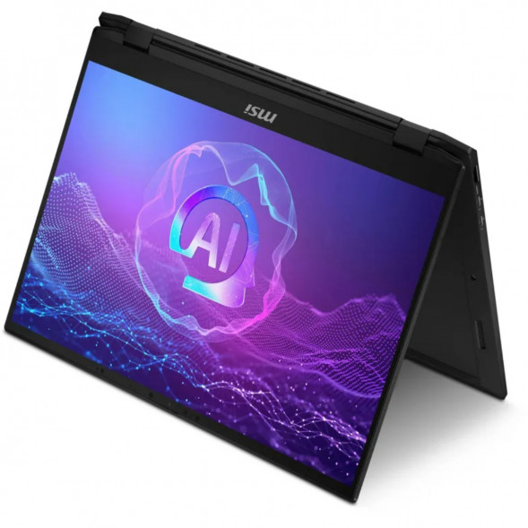 Ноутбук трансформер MSI Summit 16 AI Evo A2HMTG-057RU (16&amp;quot;, IPS, Intel Core Ultra 7 255H 2ГГц, 16 ядер, 16ГБ LPDDR5, 1ТБ SSD, Intel Arc 140T, Windows 11 Home), черный в Ставрополе