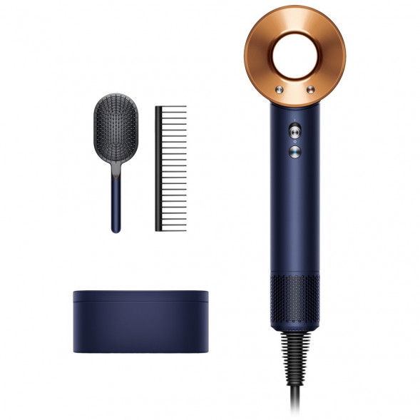 Фен Dyson Supersonic HD07 с набором расчесок, синий/медный в Ставрополе