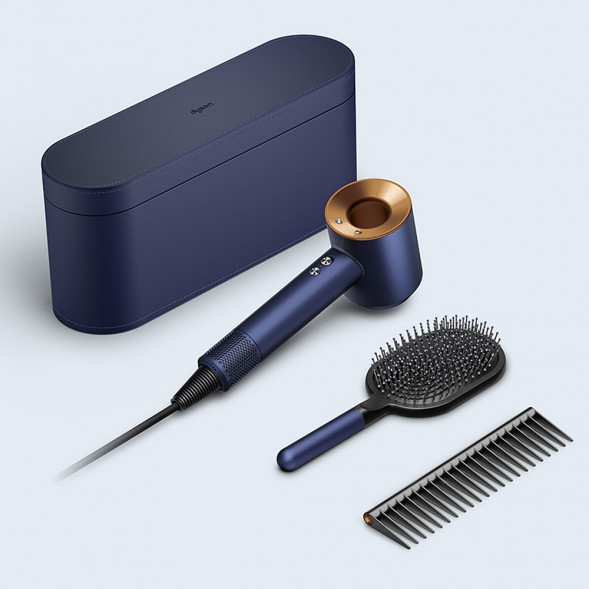 Фен Dyson Supersonic HD07 с набором расчесок, синий/медный в Ставрополе